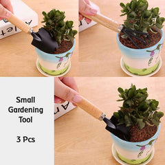 Garden Tool Set – 3-Piece Hand Cultivator, Trowel & Fork | XcelCraft
