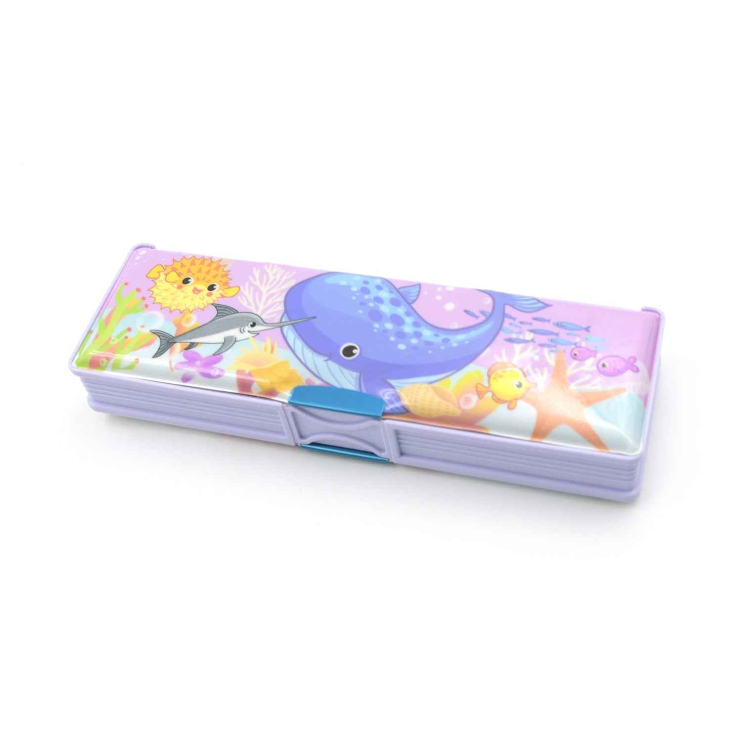 Cartoon Pencil Case – Double Deck Stationery Organizer | Writezo
