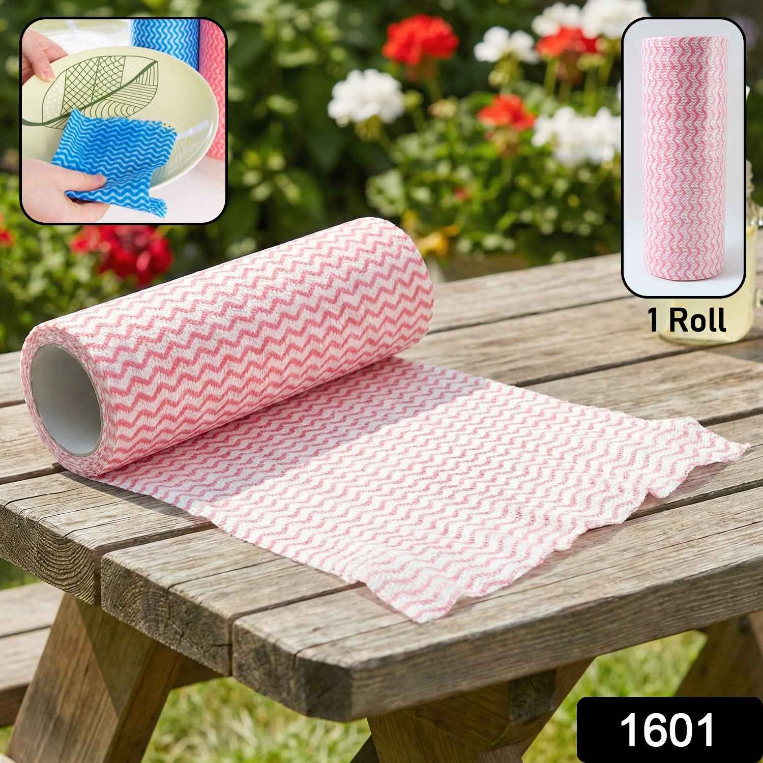 Kitchen Cleaning Cloth Roll – Reusable & Highly Absorbent 1 Roll
