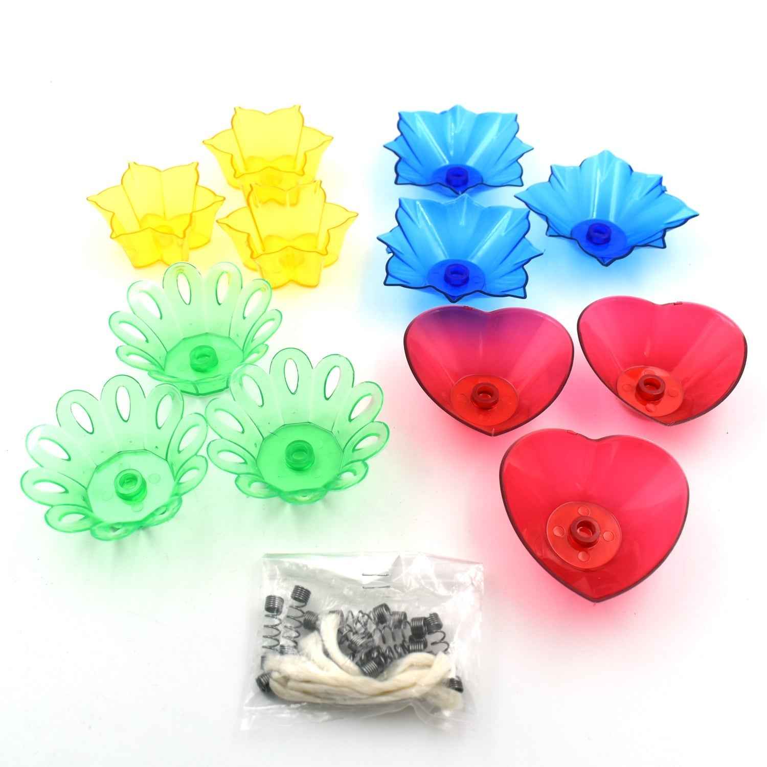 Diwali Candle Holders – Multicolor Set of 12 | Indo Glow