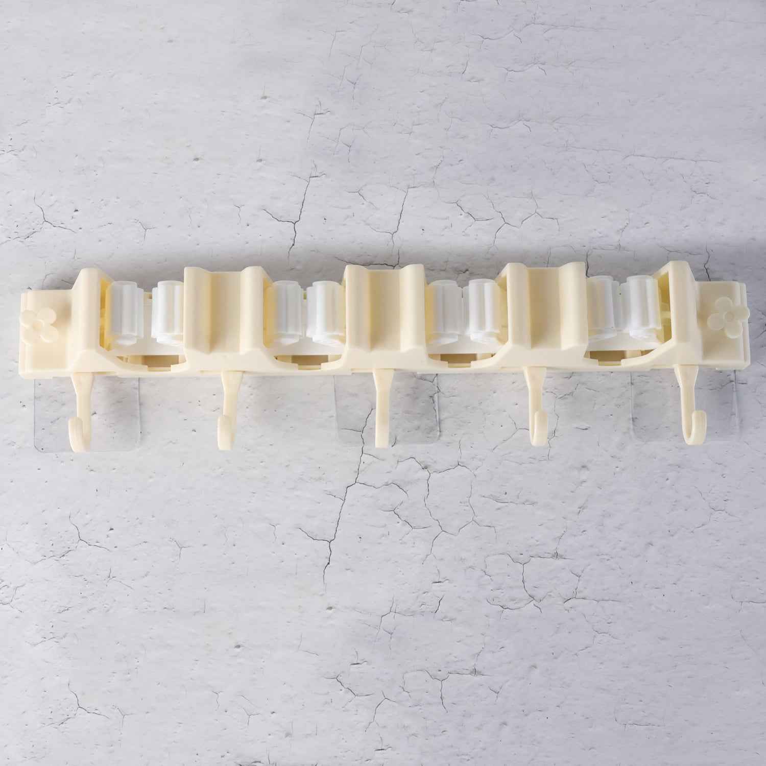Broom & Mop Holder – Self-Adhesive Wall-Mount Organizer