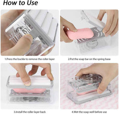 Soap Roller for Clothes – Hands-Free Laundry Brush | VelvetBubbles