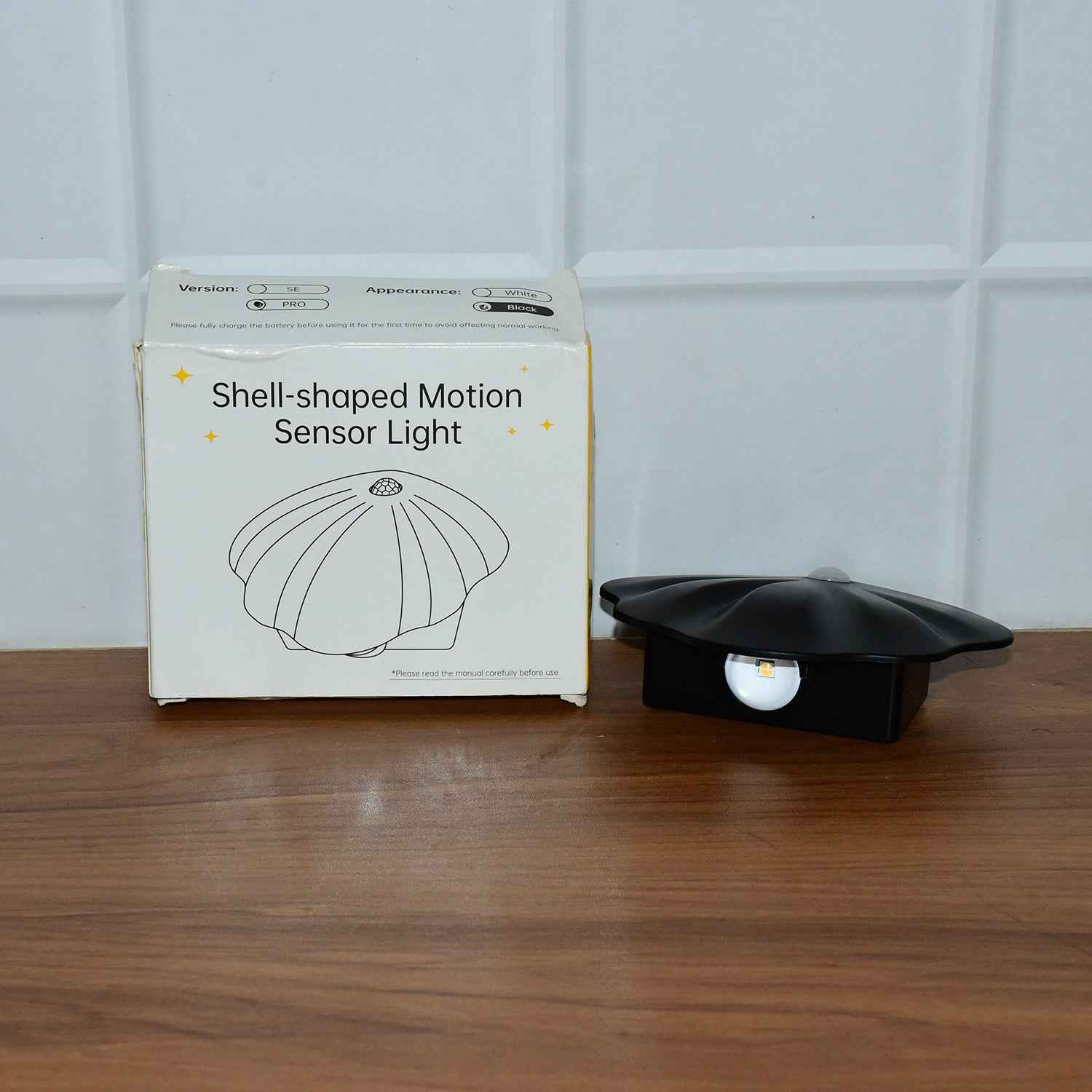 Motion Sensor Night Light – Shell-Shaped Soft Glow LED