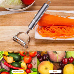 Stainless Steel 3-in-1 Vegetable Peeler Set – Precise & Versatile