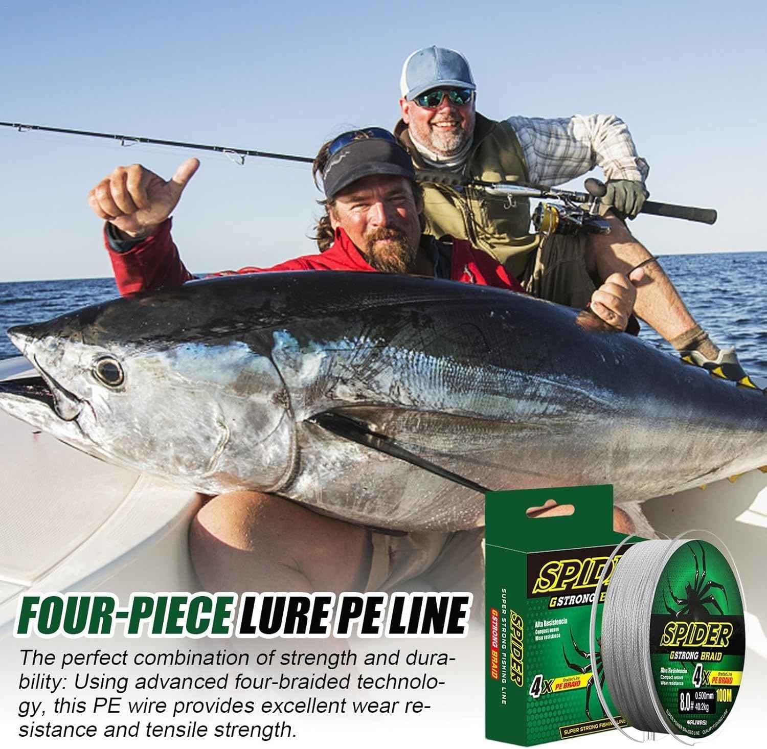 Braided Fishing Line – Abrasion Resistant & Durable 100m Wire