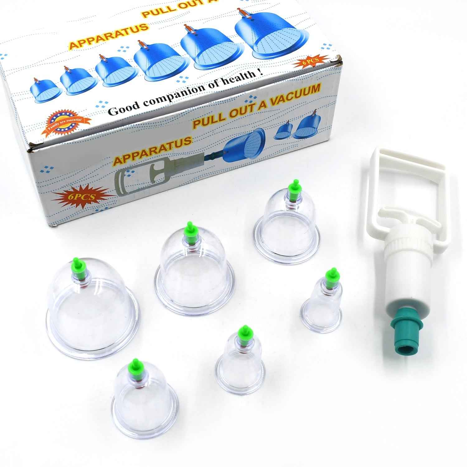 Vacuum Cupping Set – 6 Pc Muscle Relief Therapy Kit | Arrive Kit
