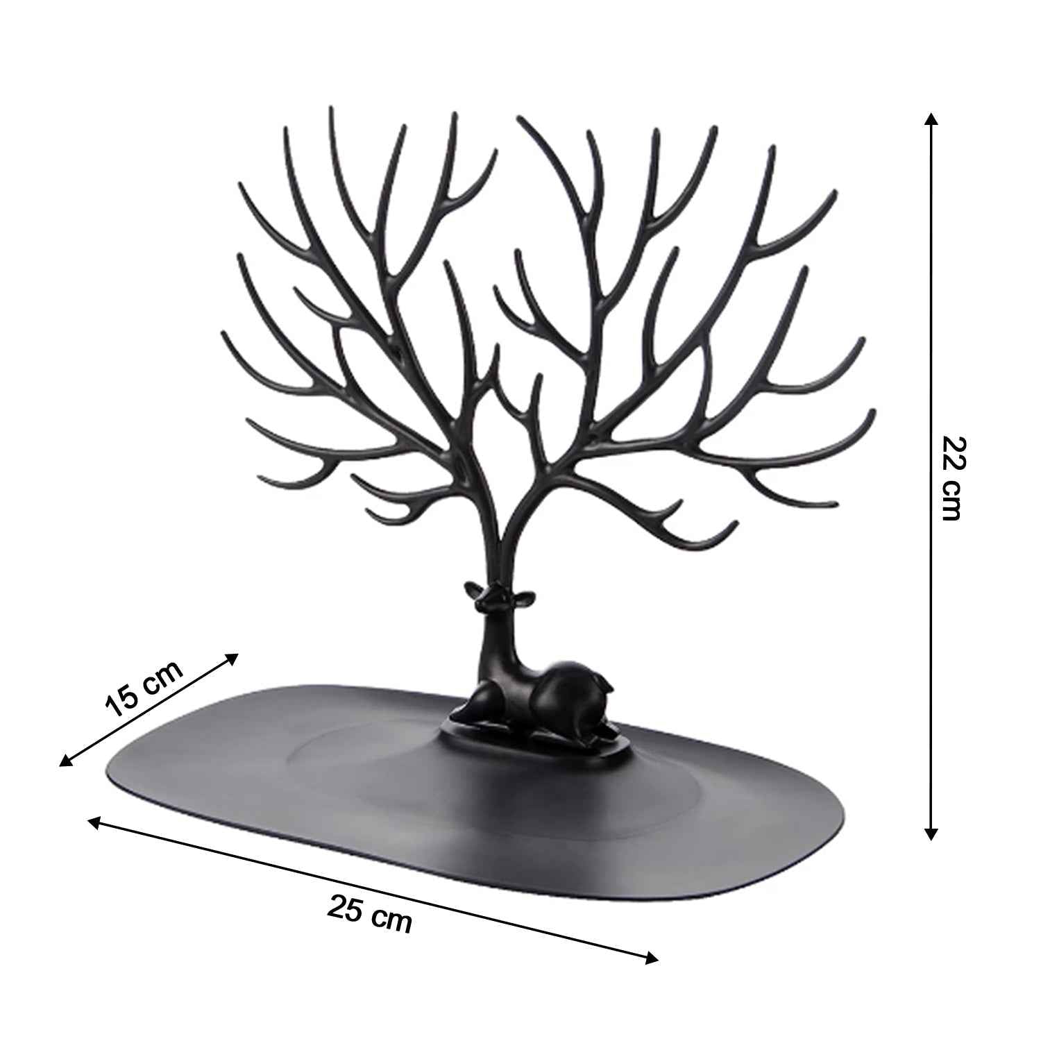 Deer Shaped Jewellery Holder – Elegant Antler Tree Organizer