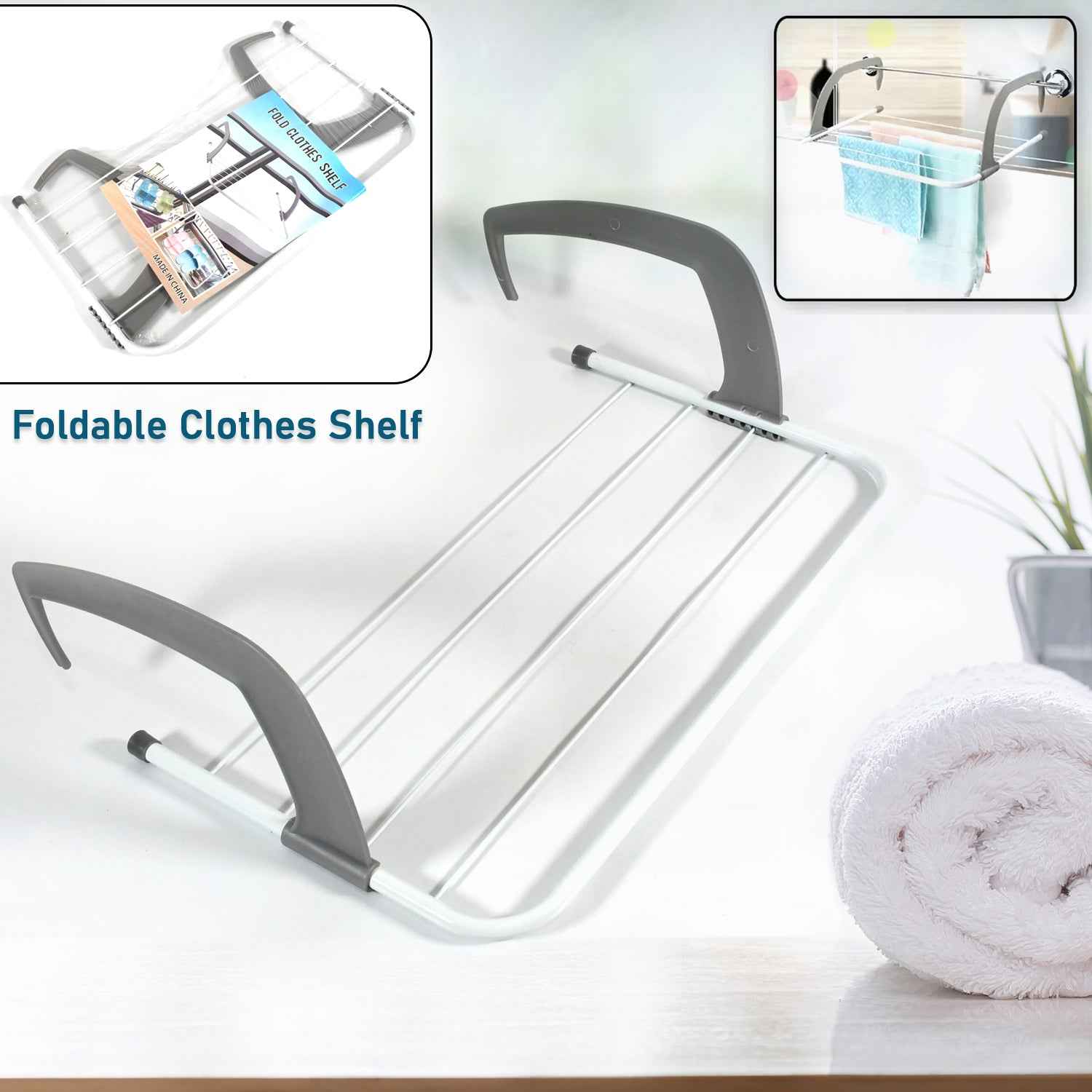 Folding Drying Rack – Compact, Steel & Rust-Free | Indo Glow