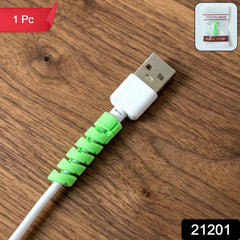 Spiral Cable Protector – Extends Charging Cable Lifespan Naturally