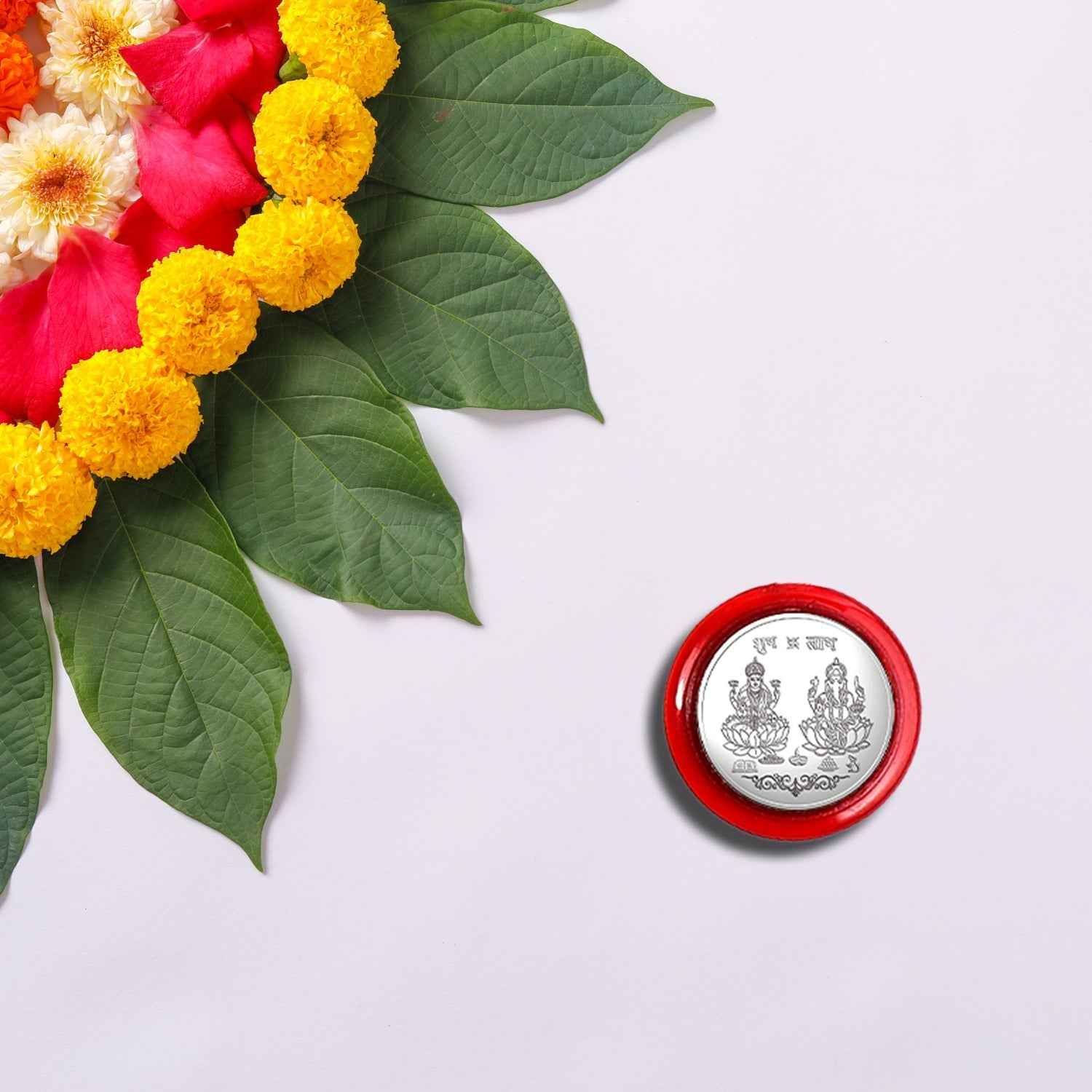Goddess Lakshmi Pooja Coin – Symbol of Wealth & Blessings