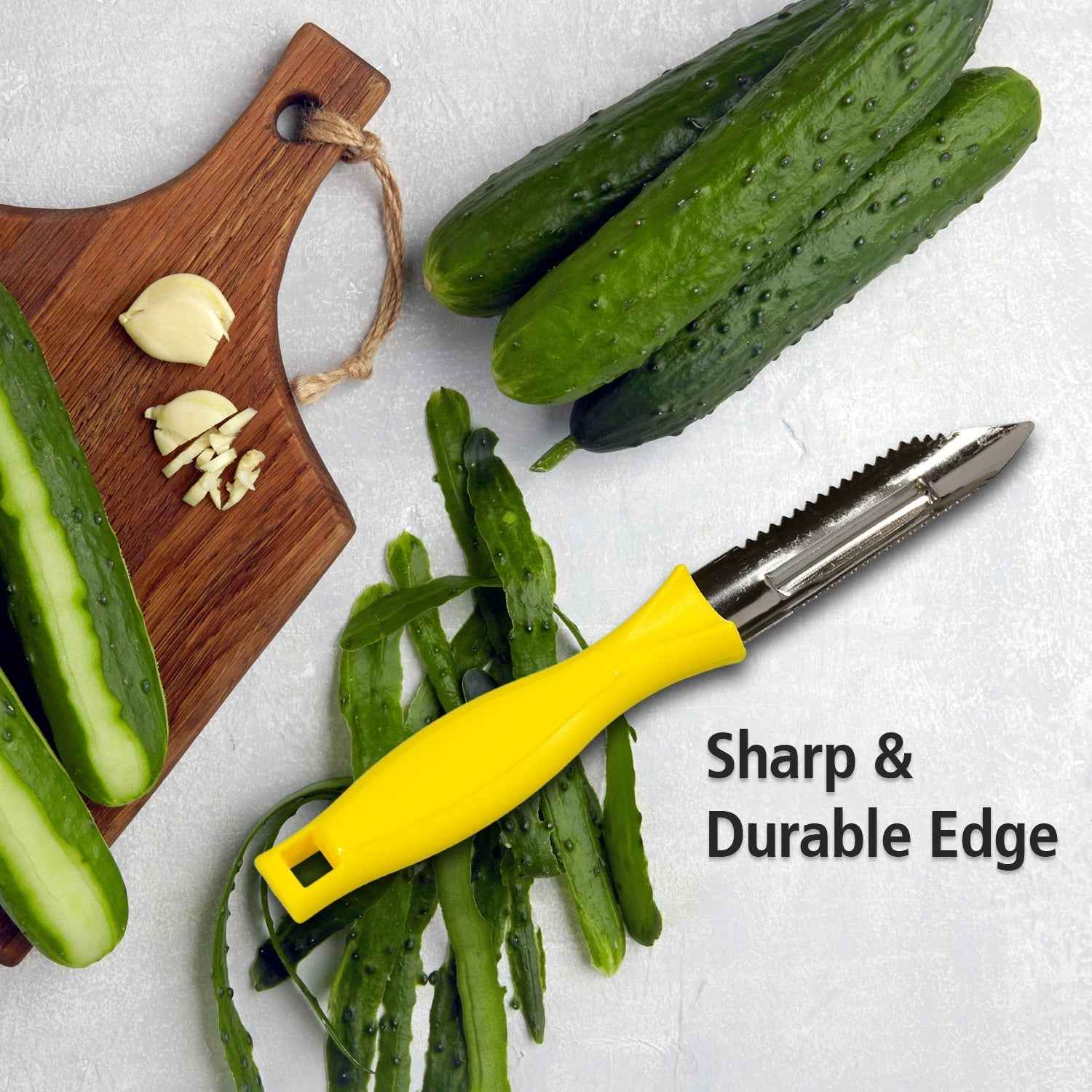 Stainless Steel Peeler – Classic Design for Easy Peeling | Ganesh