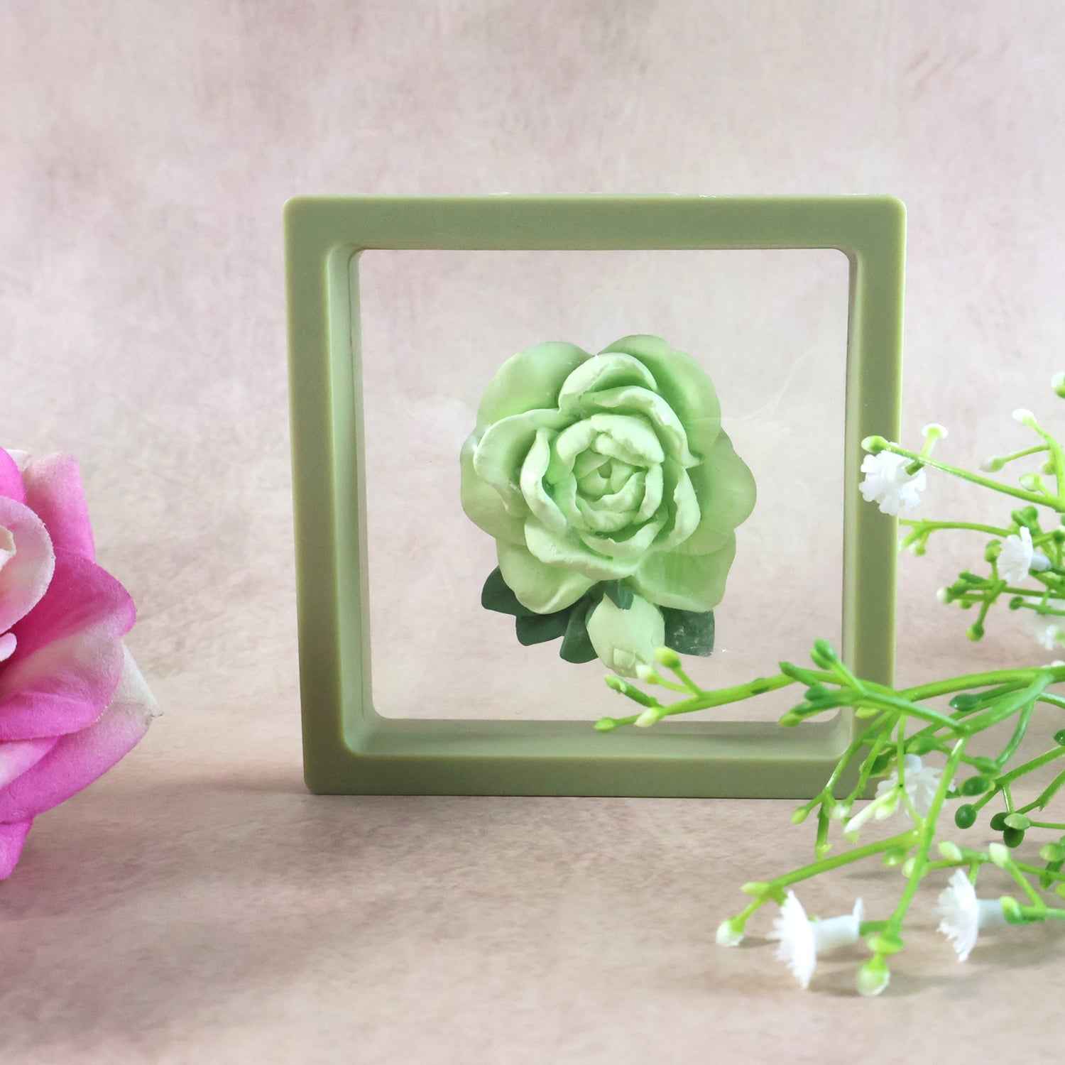 Rose Flower Car Air Freshener Clip – Stylish Floral Scent