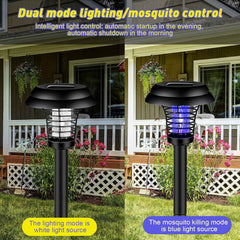 Solar Mosquito Trap Light – UV LED Solar Powered Bug Zapper