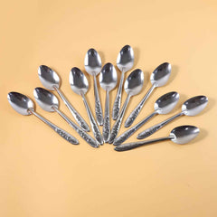Stainless Steel Table Spoons Set – Elegant 12-Piece Dining Set