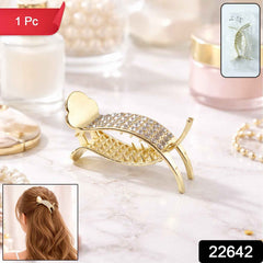 Hair Claw Clip – Strong Grip with Elegant Crystal Design