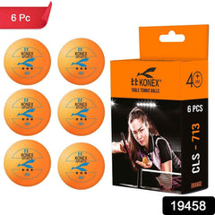 3-Star Table Tennis Balls – Durable High Bounce Pack of 6