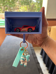 Car garage key holder with hook