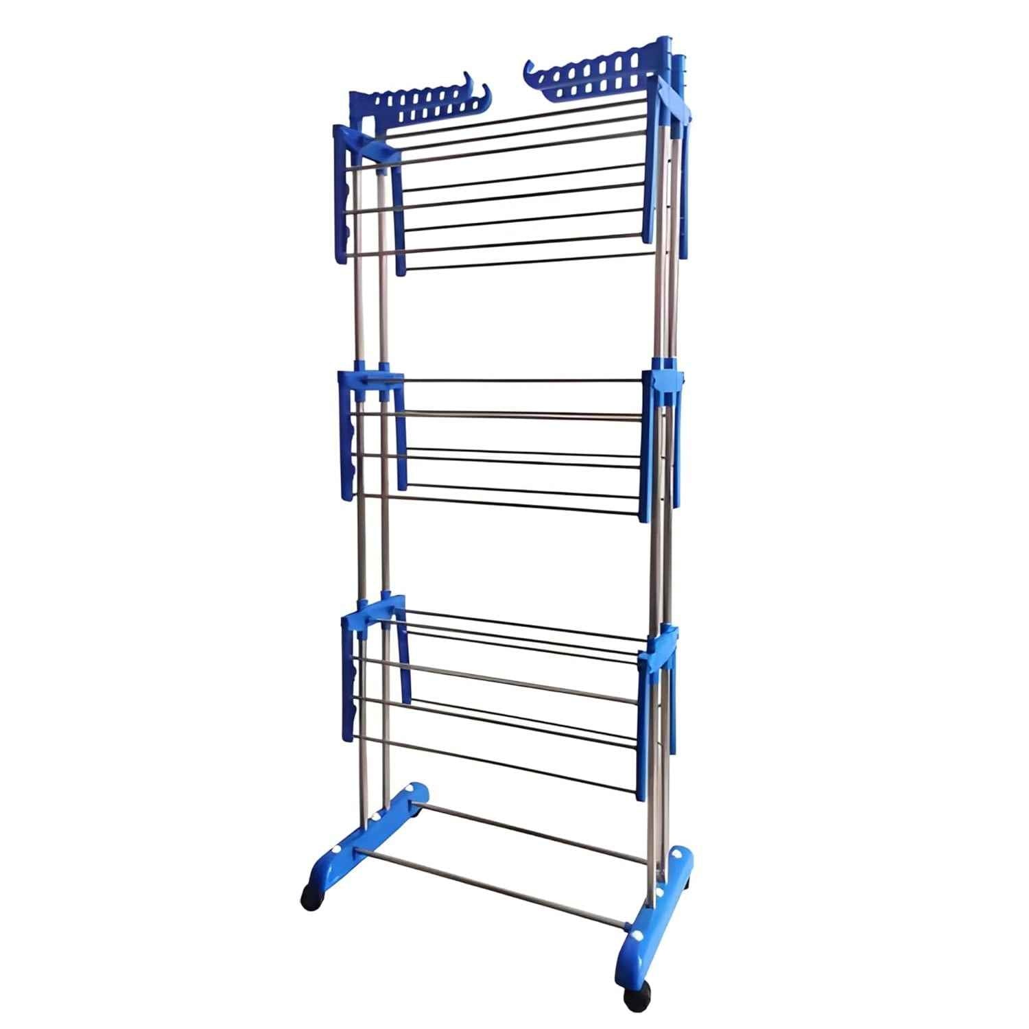 Stainless Steel Clothes Drying Rack – Foldable & Mobile