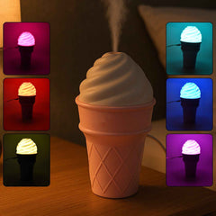 Ice Cream Cone Humidifier – Portable Cool Mist Air Freshener