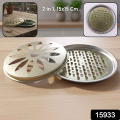 Metal Mosquito Coil Stand with Protective Cover – Durable and Safe