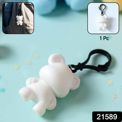 Bear Figure Keychain – Cute Cartoon Clip Charm
