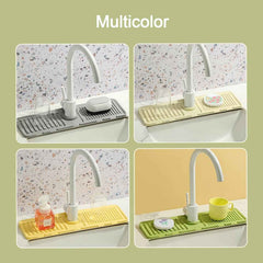 Silicone Faucet Splash Guard – Countertop Protector |