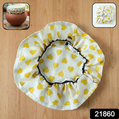 Cotton Matka Cover – Elasticated, Dust & Insect Protection