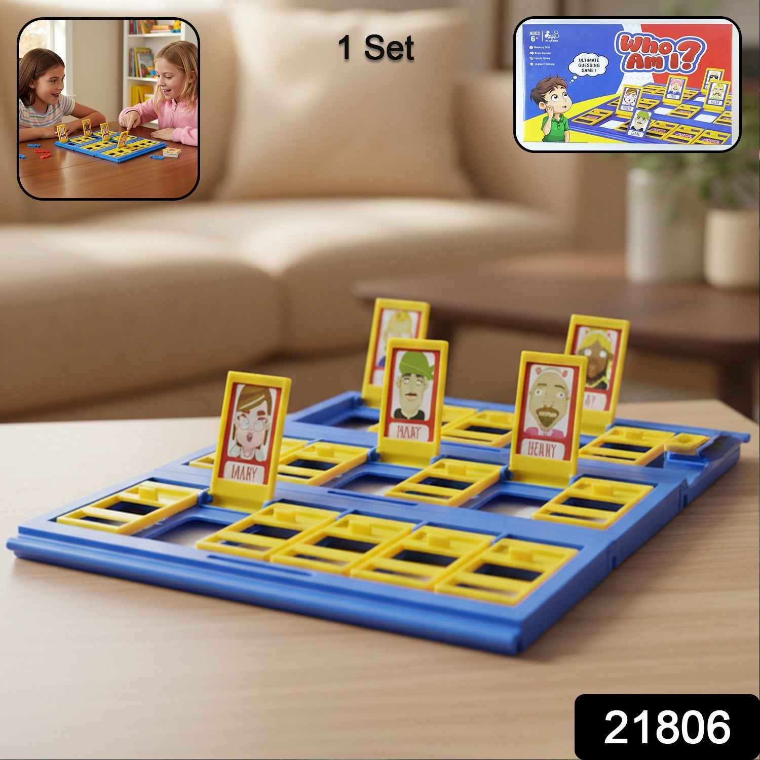 Who Am I Guessing Board Game – Fun Interactive Kids Game
