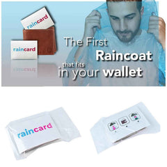 Waterproof Emergency Raincoat Card – Compact & Easy Carry