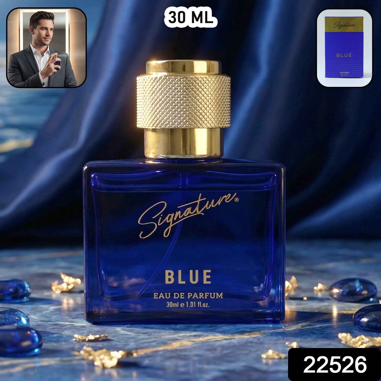 Signature Blue Eau de Parfum – Fresh Long-Lasting Fragrance
