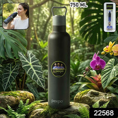 Stainless Steel Water Bottle – Keeps Water Hot & Cold for Hours