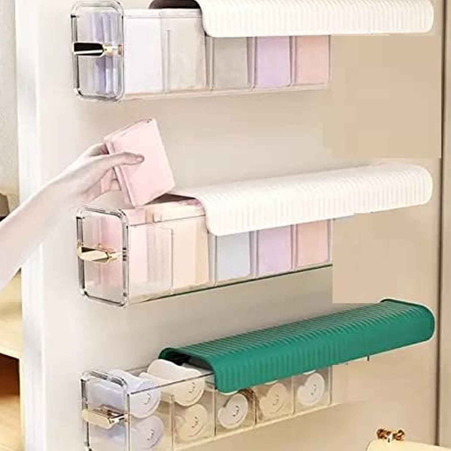 Wall Mount Drawer Organizer – 5-Cell Storage for Socks | Organivo