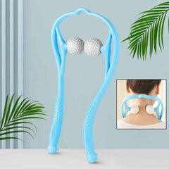 Portable Neck & Shoulder Massager with ergonomic design shown on a white background.