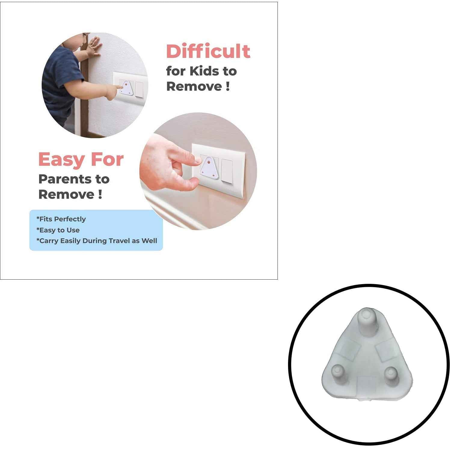 Baby Safety Socket Cover – 100 Pc Outlet Plug Protector | Velva Baby