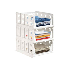 Stackable Storage Organizer – 3 Layer Foldable Utility Cart | Organivo