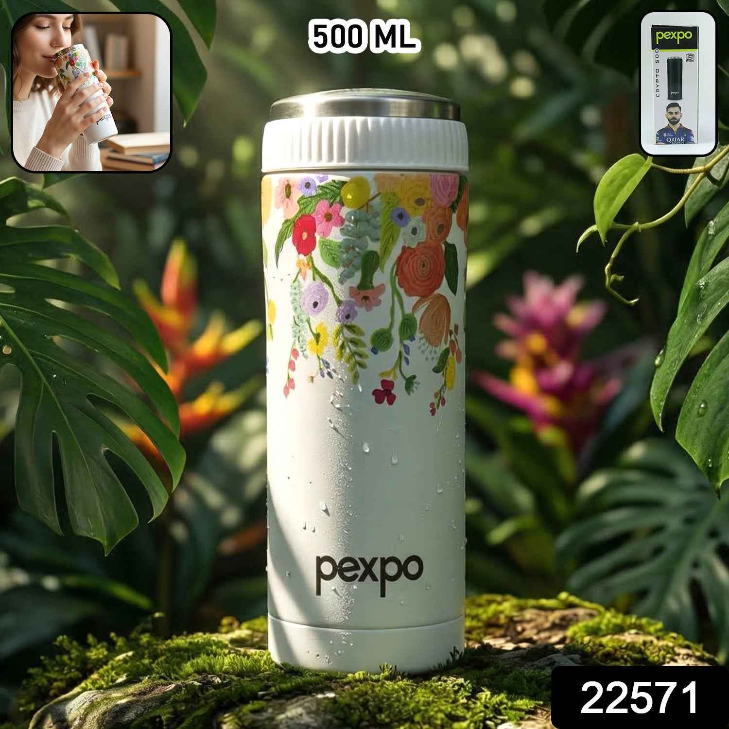Insulated Water Bottle – Keeps Hot & Cold Drinks for Hours