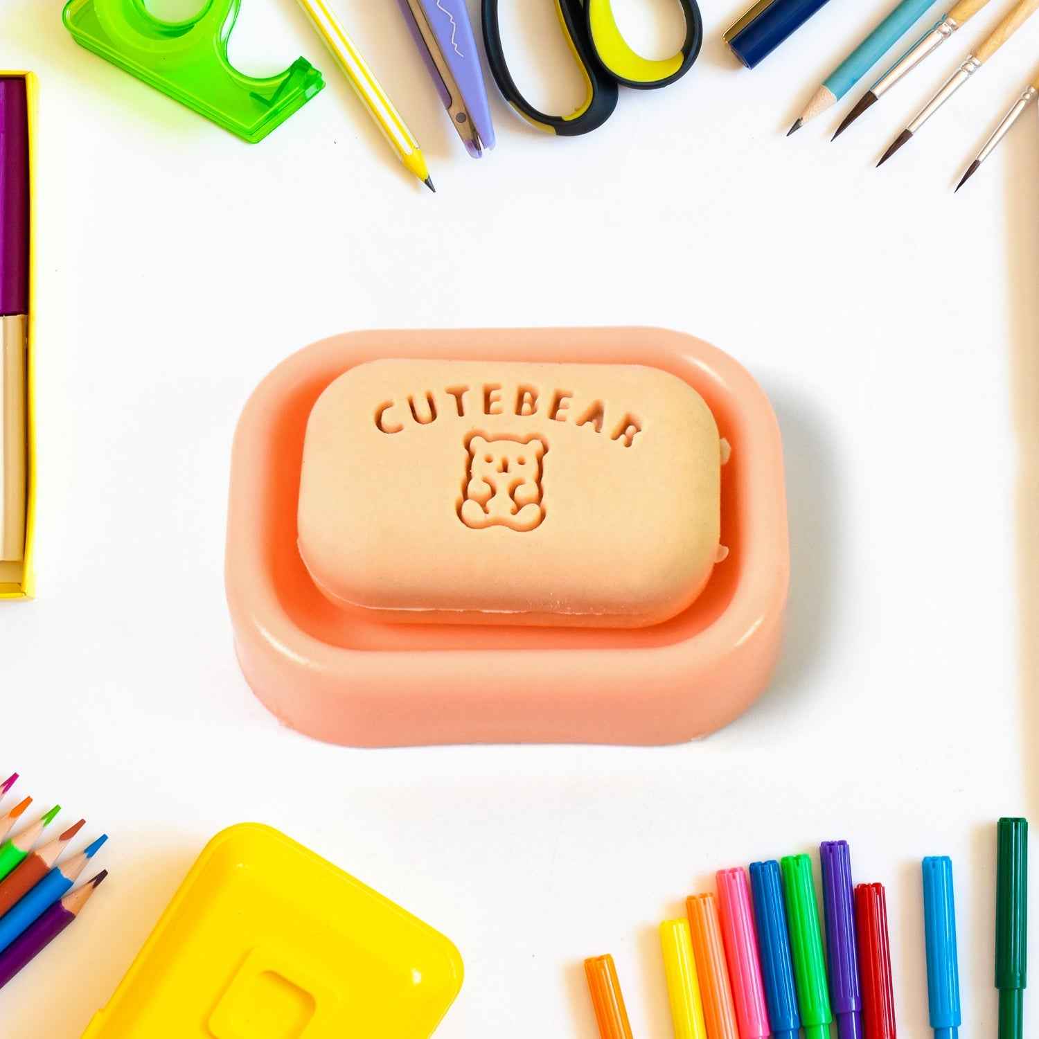 Soap Shaped Erasers Ð Fun, Compact & Reusable Stationery
