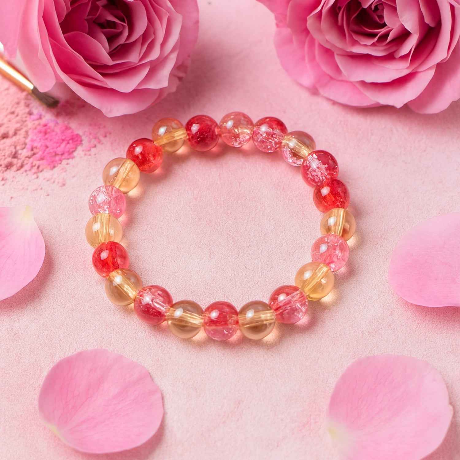 Beaded Stretch Bracelet – Lightweight Elegant Daily Wear Accessory
