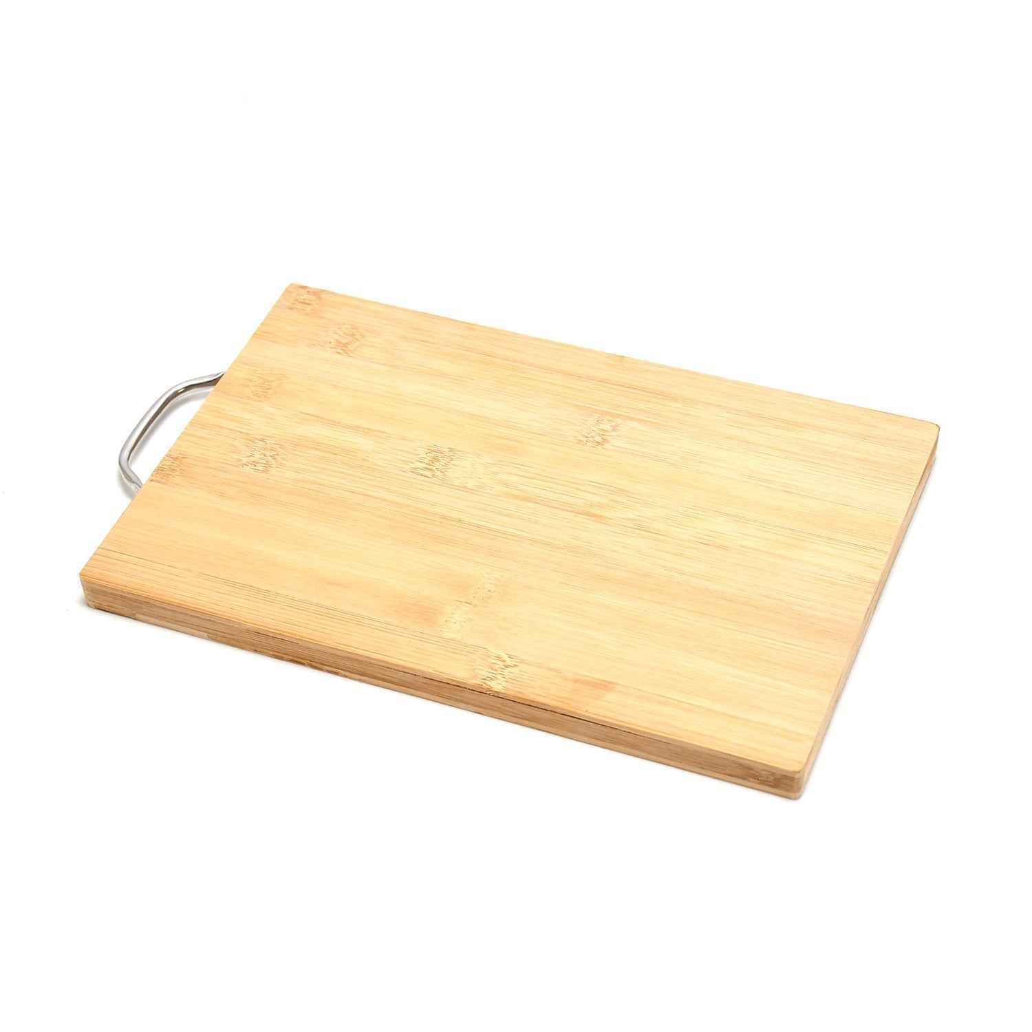 Bamboo Chopping Board – Thick Wooden with Holder | Cisora