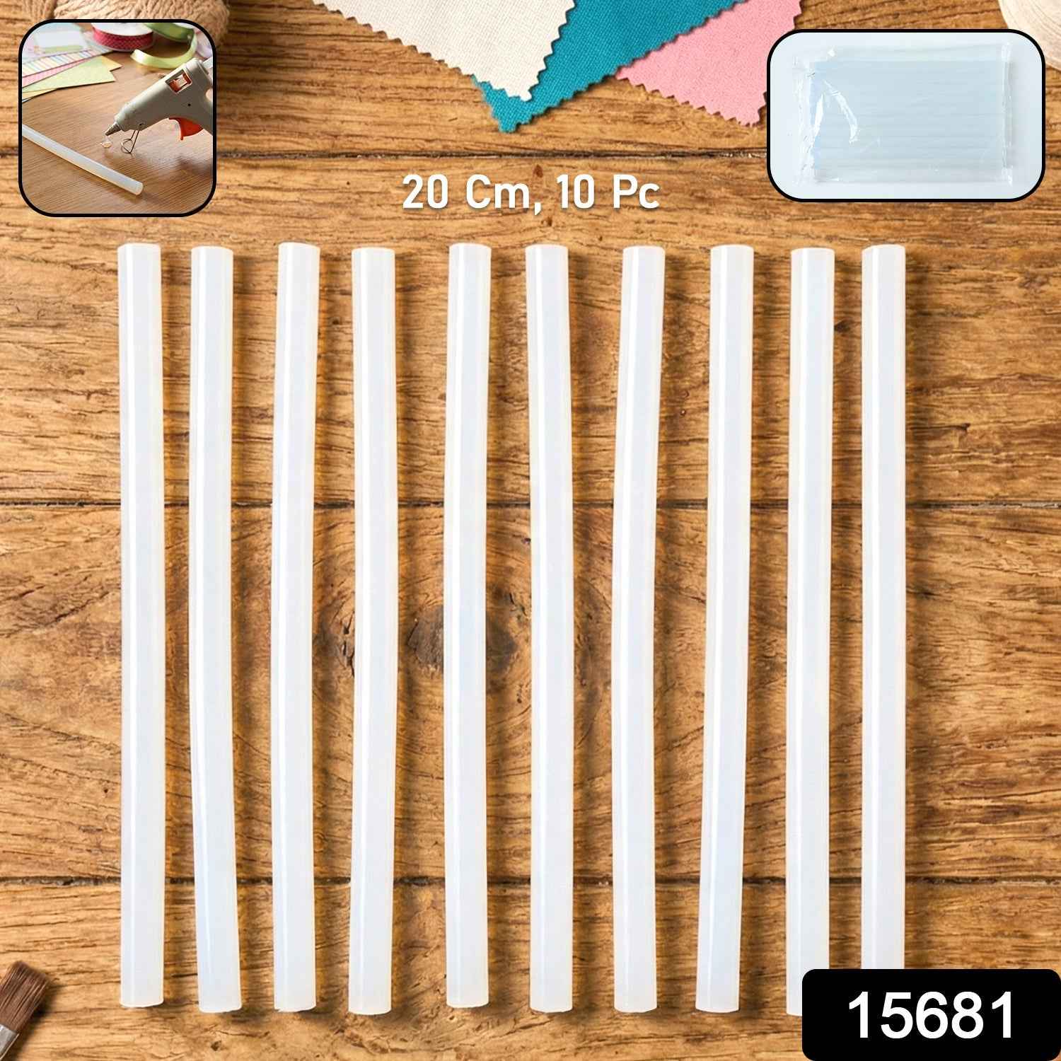 Hot Glue Sticks 20 cm – Strong Adhesive for Craft & DIY
