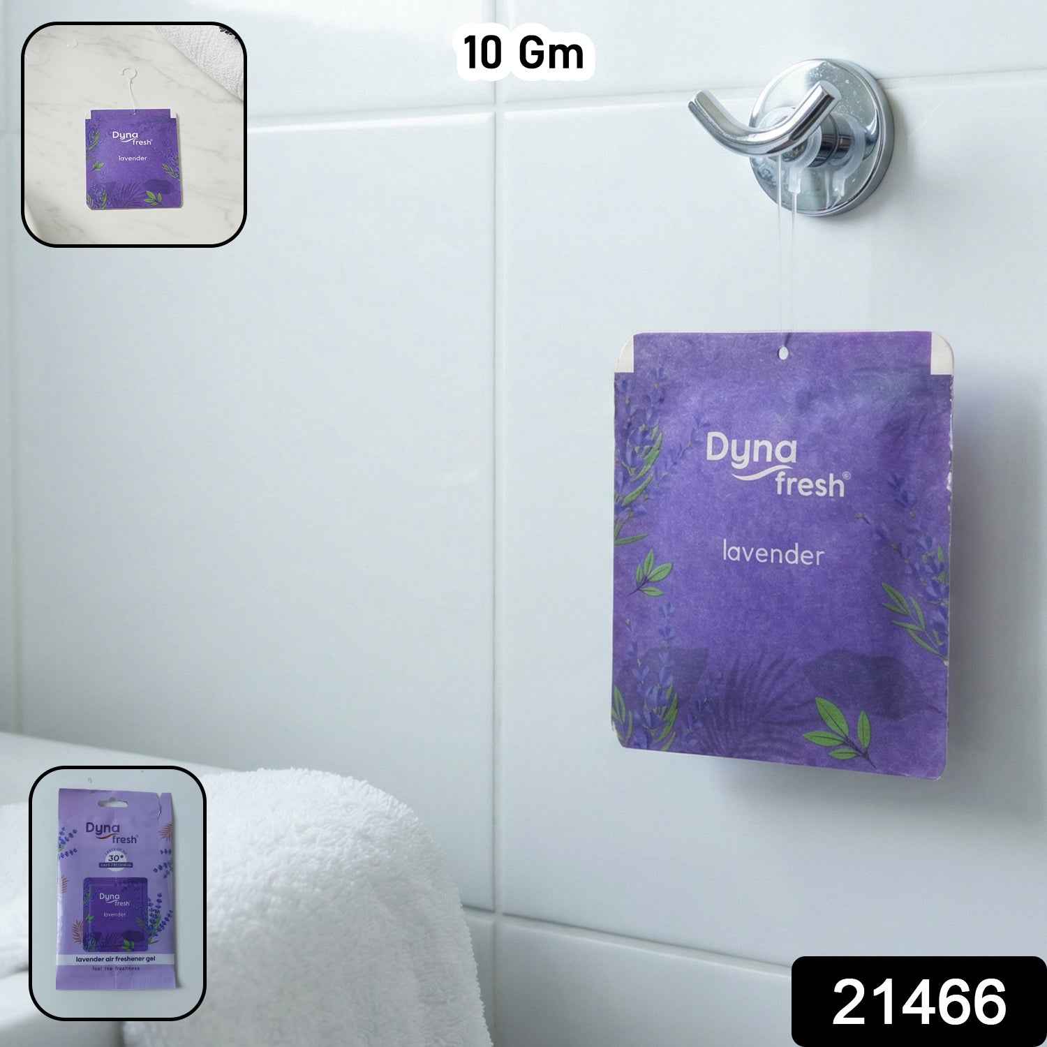 Lavender Hanging Air Freshener Gel – Long-lasting floral fragrance