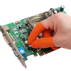 Rubber protective finger covers flexible for crafting and assembly work