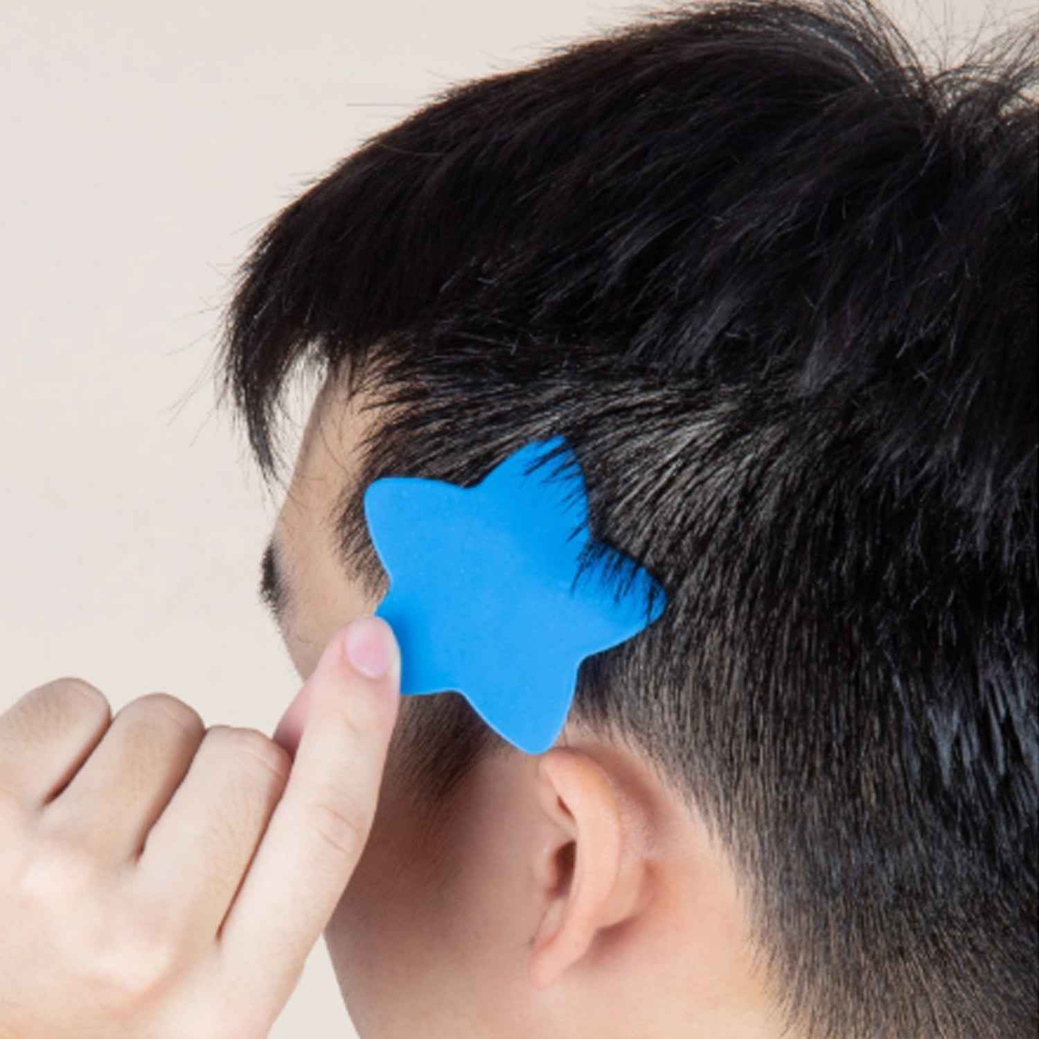 Haircut Design Stencil Set – 6-in-1 Creative Hair Trimmer Molds