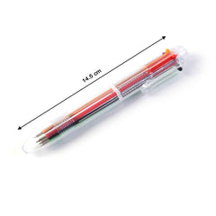 Multicolor Ball Pen – 6-in-1 Smooth & Vibrant Writing Tool