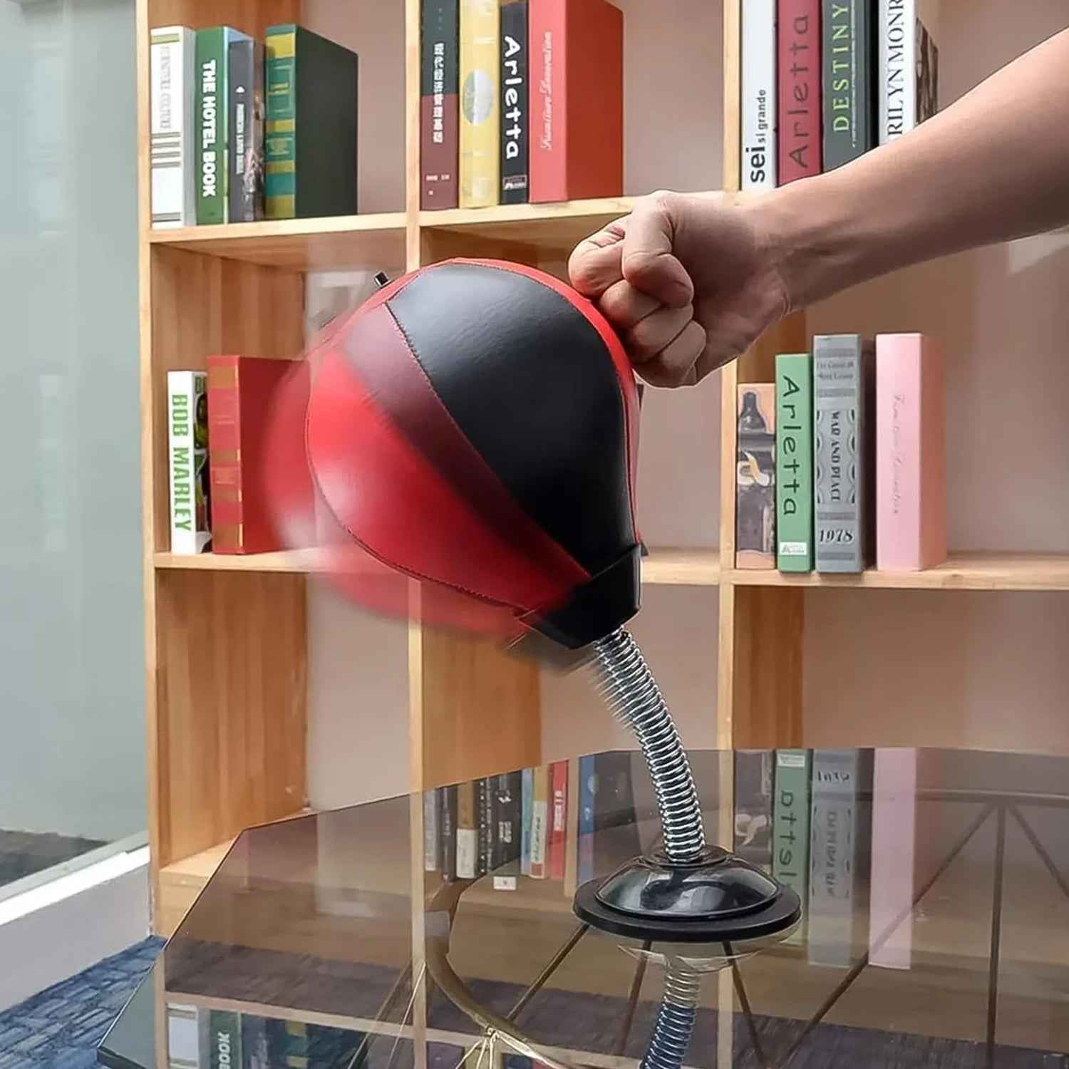 Inflatable Desktop Punching Bag Ð Stress Relief & Reflex Training