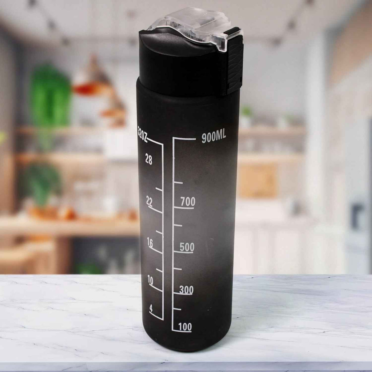 Motivational Water Bottle with Straw & Time Marker | Own Hydrate