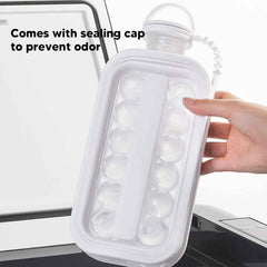 Ice Ball Maker – 2-in-1 Portable Tray with 17 Spheres