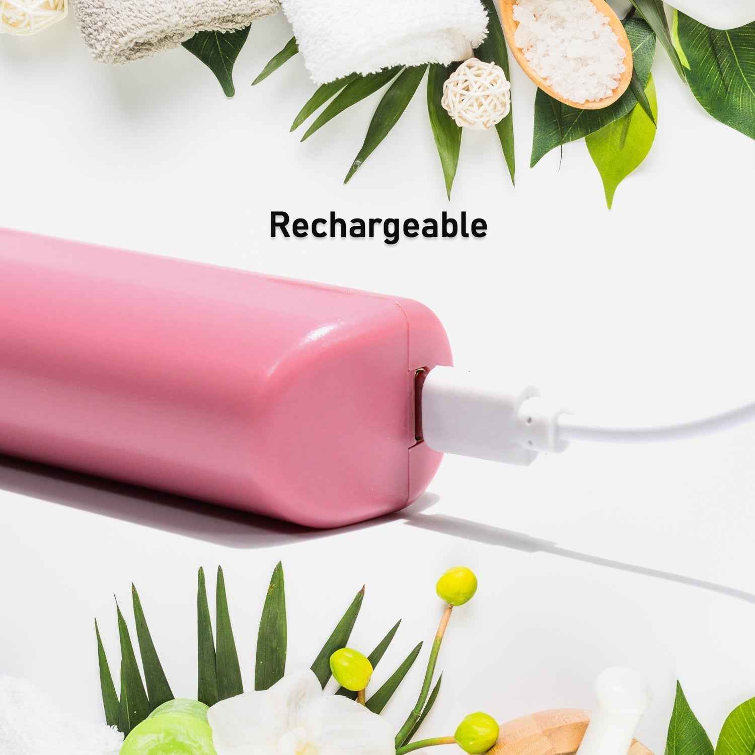 Mini Hair Straightener Brush Ð Cordless & Rechargeable for Travel