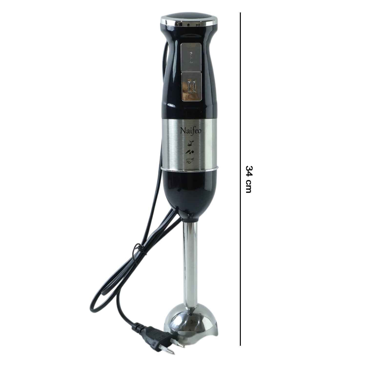 Handheld Stainless Steel Emulsion Blender – Powerful 300W Motor