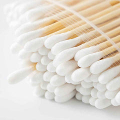 Bamboo Cotton Swabs – Eco-Friendly 20-Pack | Happy Bathers